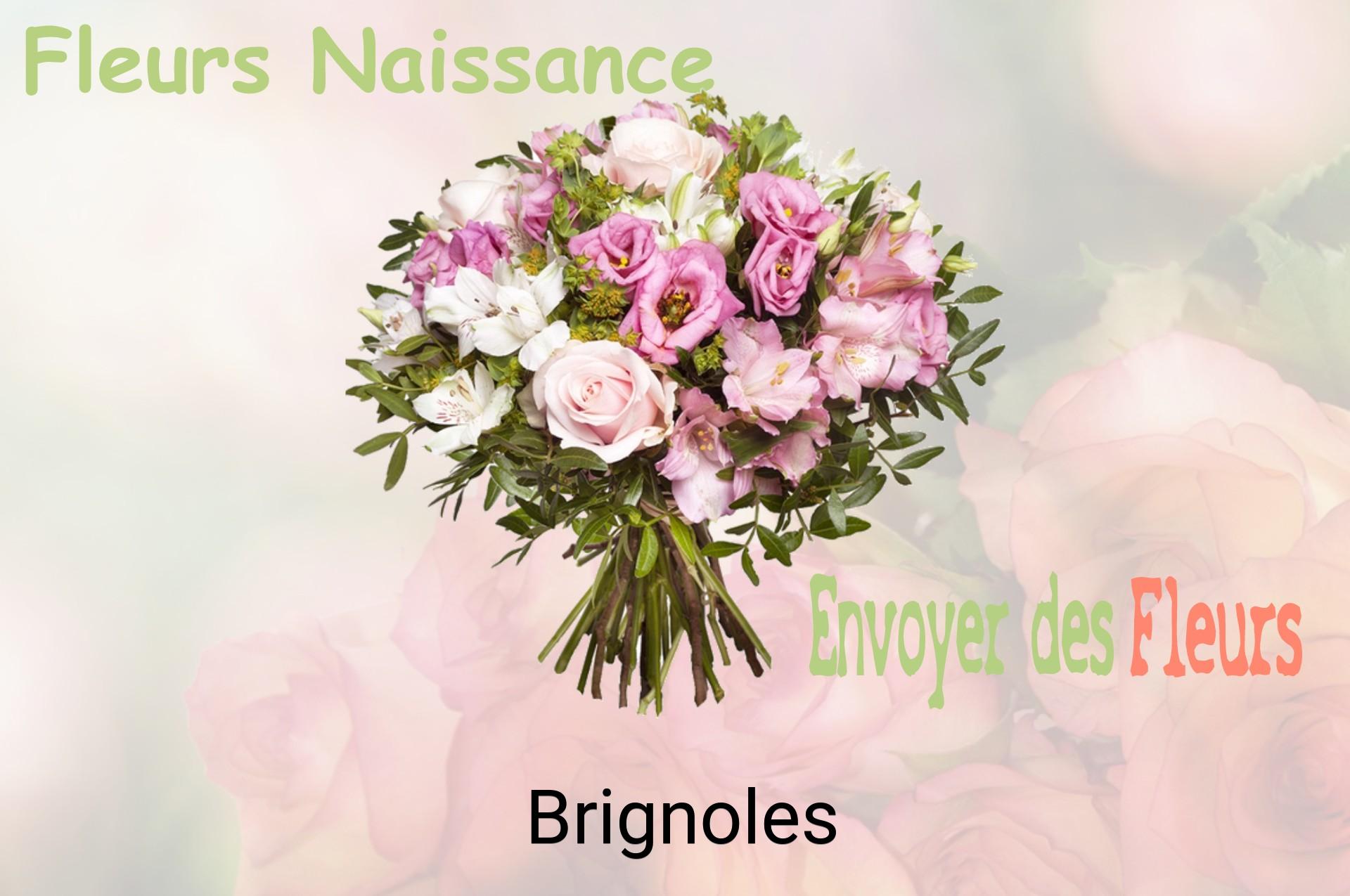Bouquet de fleurs de naissance livré à Brignoles